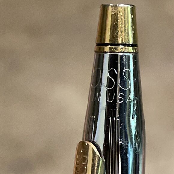 Cross Vintage Century Medalist Pen Chrome 23K Gold Plated Appointments USA - Picture 3 of 11